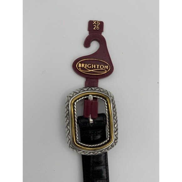 BRIGHTON BELT - REVERSIBLE! - BROWN & Black Sz 26 New - Picture 3 of 15